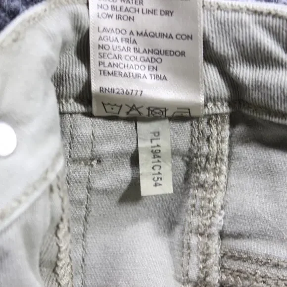 PTCL Cargo Pants Womens 25x32 Sage Wide Leg Utility Pockets Y2K - Picture 9 of 9